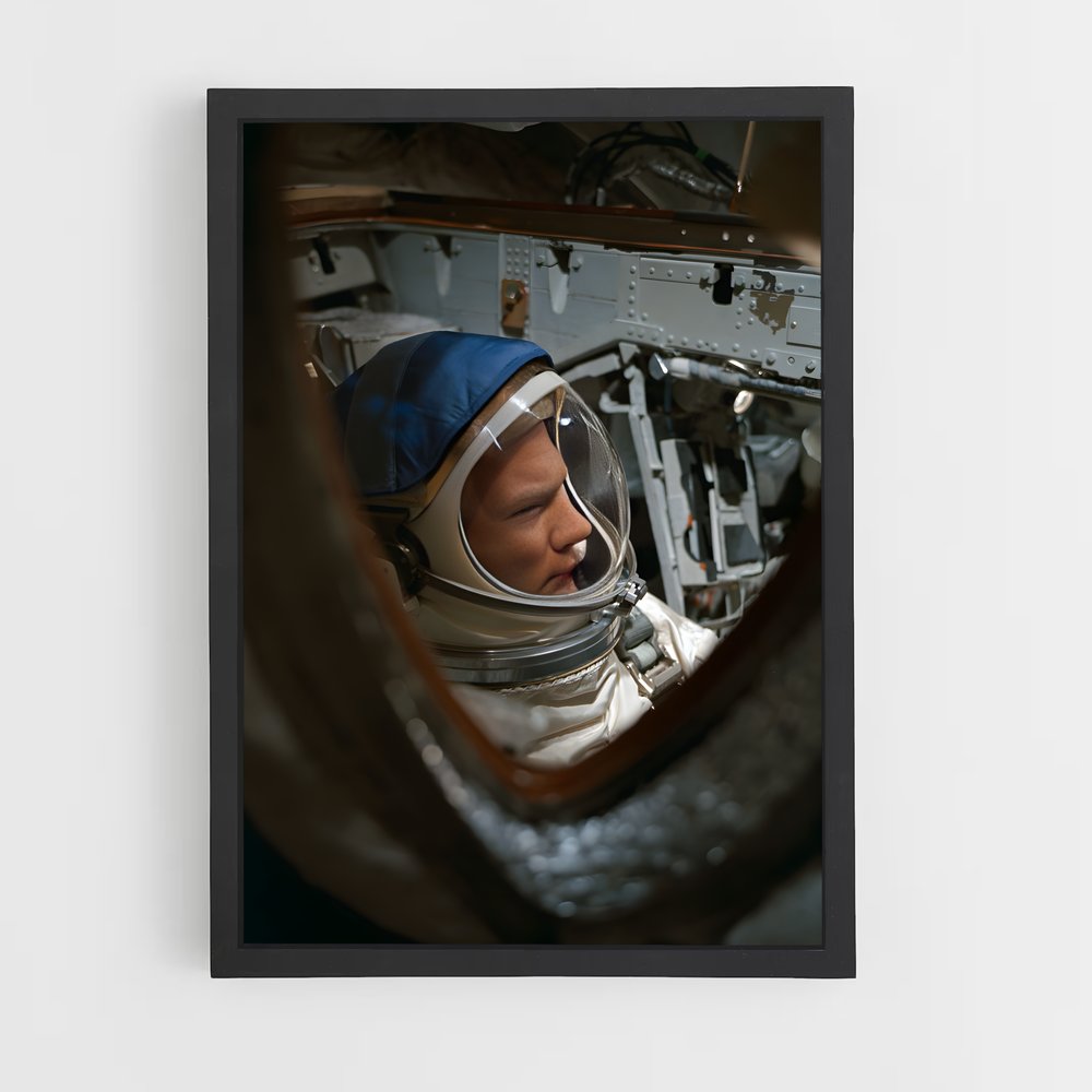 Poster À Travers le Verre des Étoiles – affiche Astronautes (vue 2)
